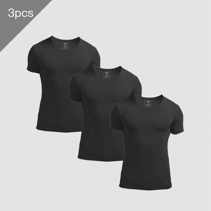 

Мужское нижнее белье, 3 шт., летняя футболка с короткими рукавами, тонкая футболка с круглым вырезом, облегающая спортивная майка, однотонная майка