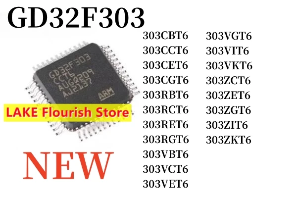 10PCS GD32F303CBT6 GD32F303RBT6 GD32F303VBT6  CCT6 CET6 CGT6 RCT6 RET6 RGT6 VCT6 VET6 VGT6 VIT6 NEW