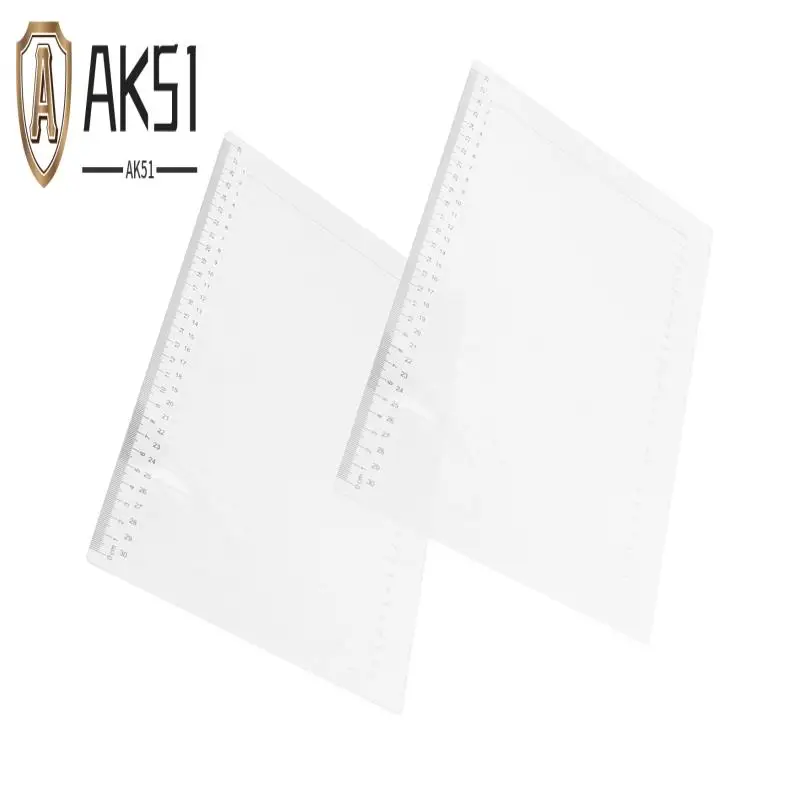 

AK51-2 шт. пластиковый трафаретный шаблон прямой линии для ведения журнала