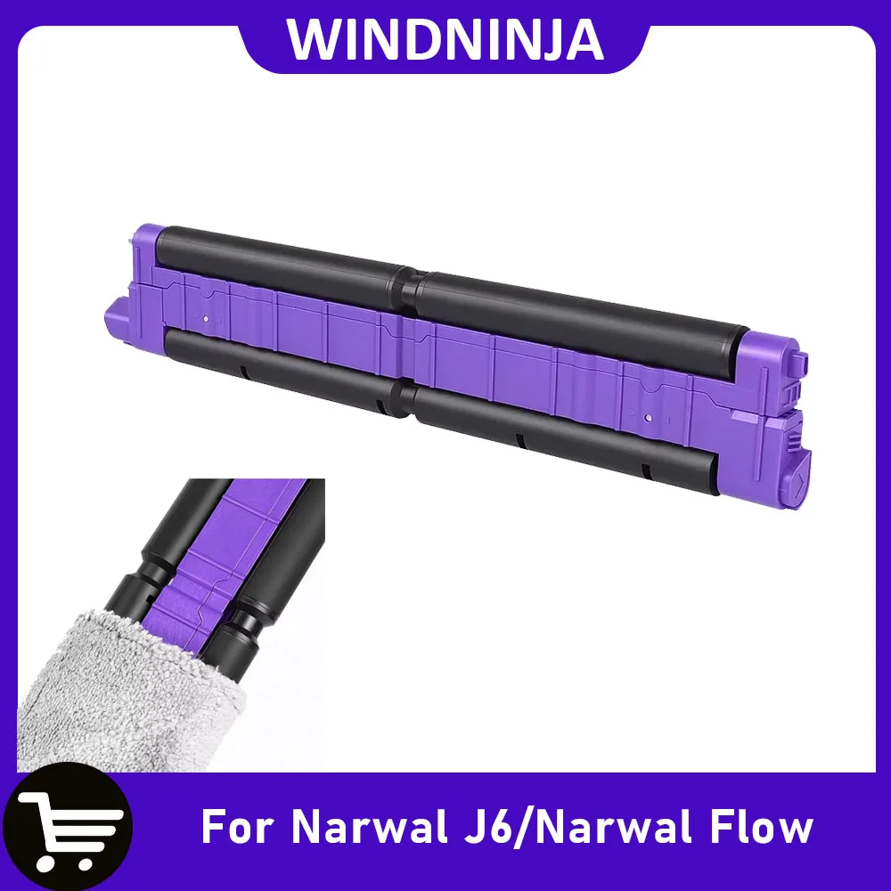 Parts Replacement For Narwal Flow/J6 Robot Vacuum Cleaner Mop Track Mop Stand Brush Roller Track Mop Accessories Spare Parts