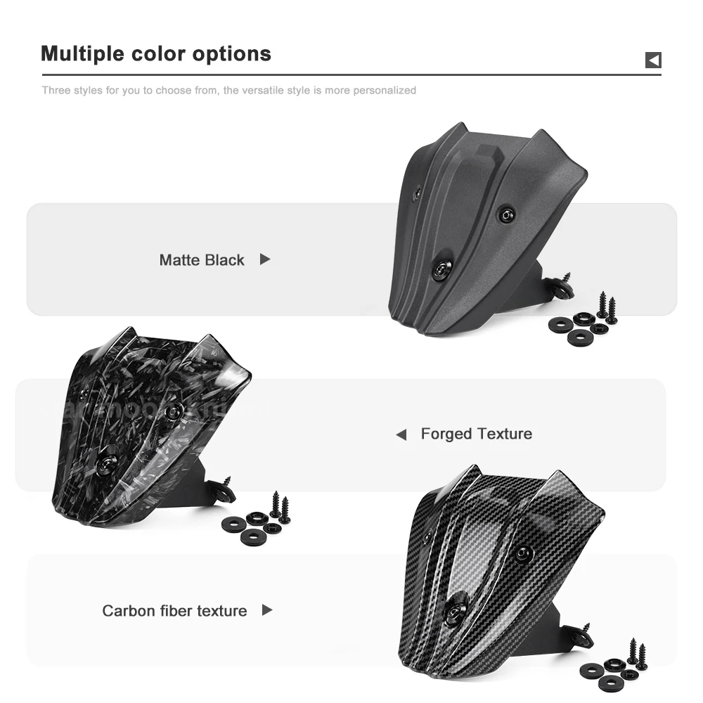 CB650R Motorcycle Accessories Front Mini Windshield Fairing Windscreen For Honda CB 650R CB 650 R 2024 2025 2026