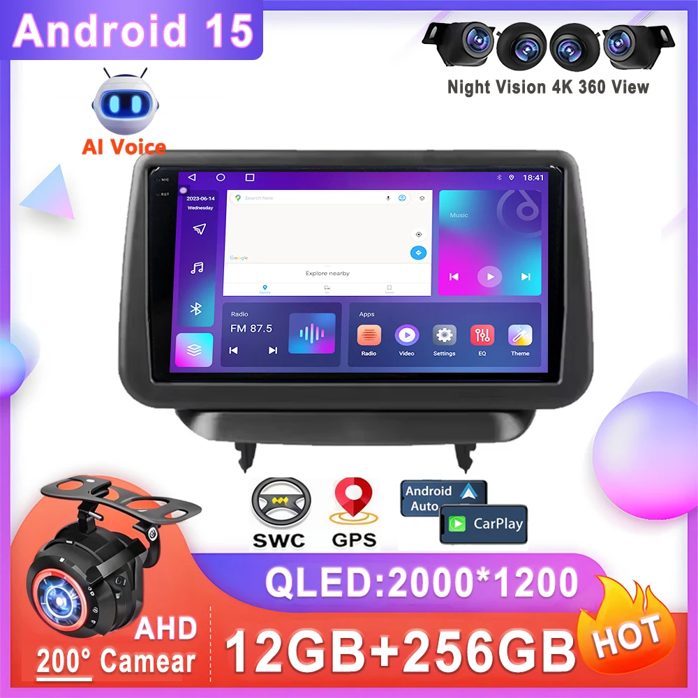 

Car DVD Android 15 For Mazda Mazda2 DJ 2019 - 2024 Stereo Multimedia Player Auto Radio Navigation Head Unit BT 5G Touch Screen