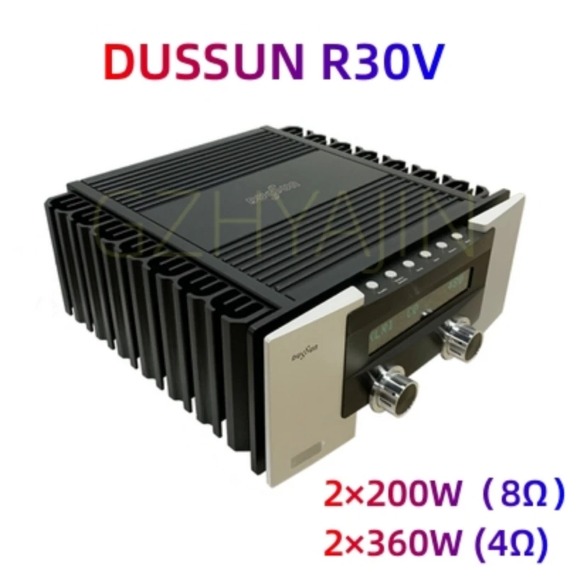 New DUSSUN R30V Integrated Stereo Power Amplifier High Power HIFI Power Amplifier Volume Control Range 80.0 dB