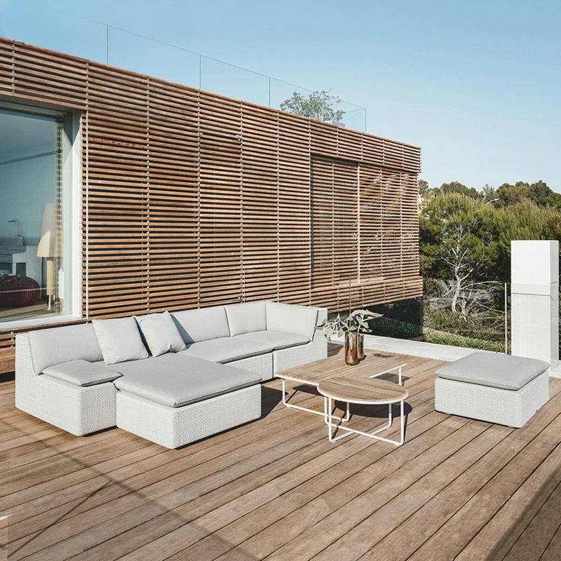 Outdoor Sofa, Curved Rattan Sofa, Courtyard Single Person Lounge Chair, Semi Circular Rattan Chair