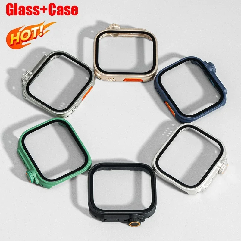 Case For Huawei Watch Fit 5 Pro Screen Protector Tempered Glass PC Bumper Frame Change To Ultra Cover For Huawei Watch Fit 5