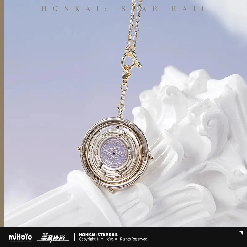 

miHoYo Game Robin Necklace Official Honkai Star Rail Robin Theme Metal Pendant Cartoon Ornament Key Chain Cosplay Halloween Gift