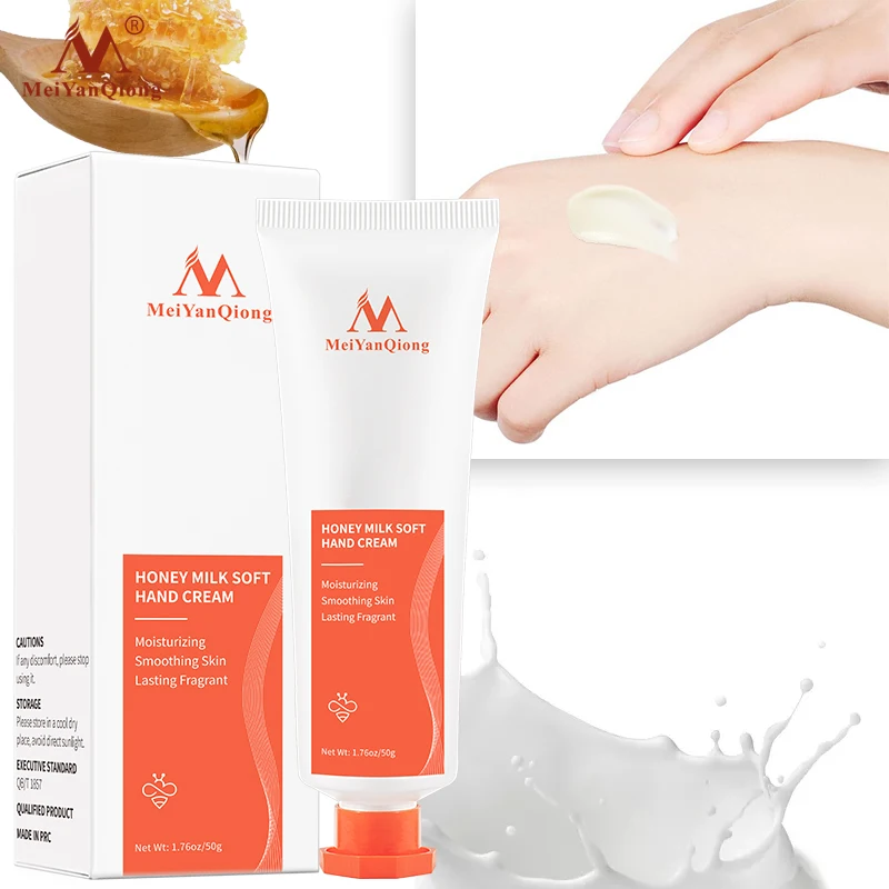 

Milk Honey Soft Hand Cream Moisturizes Hands Repairs Dry Wrinkles Softens Skin Stratum Corneum Smooth Whitening Cream Anti Aging