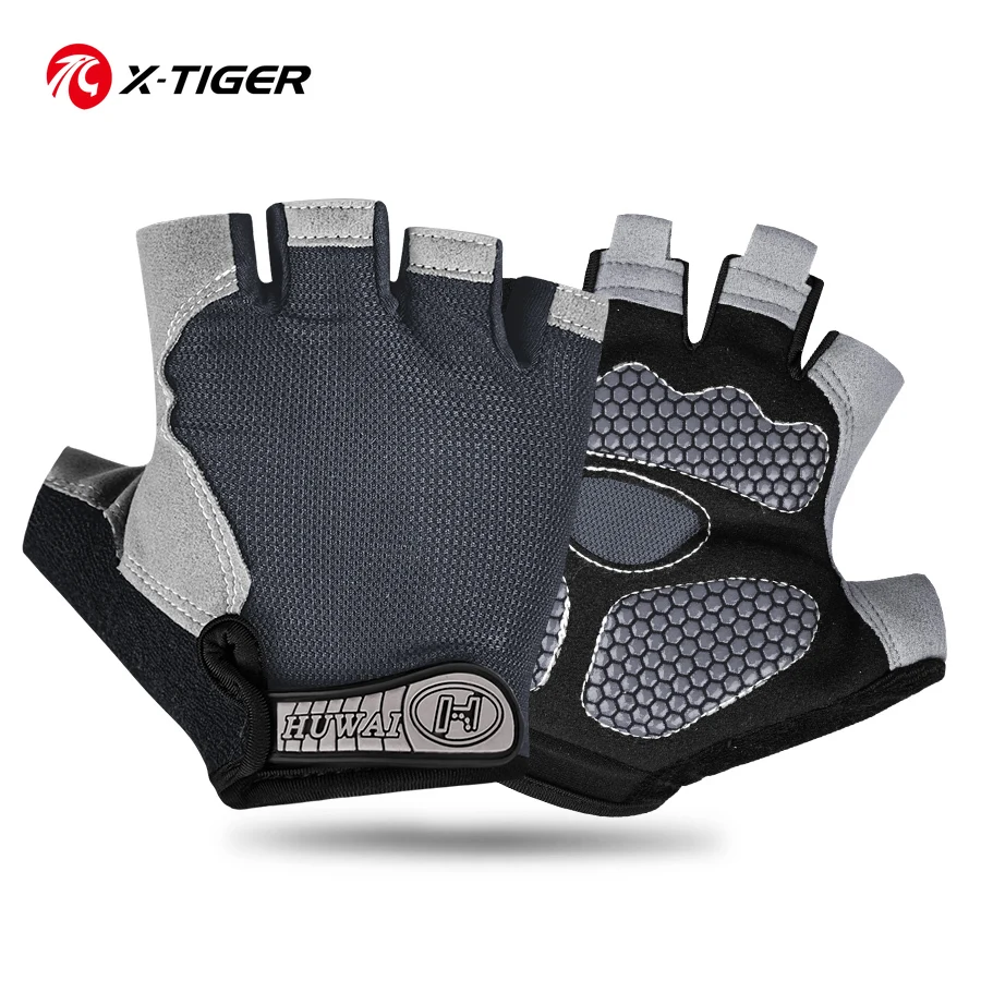 

X-TIGER Unisex Fitness Gloves Bicycle Gloves Breathable wear-resistant non-slip Outdoor Sports Gloves Summer Fingerless 2024