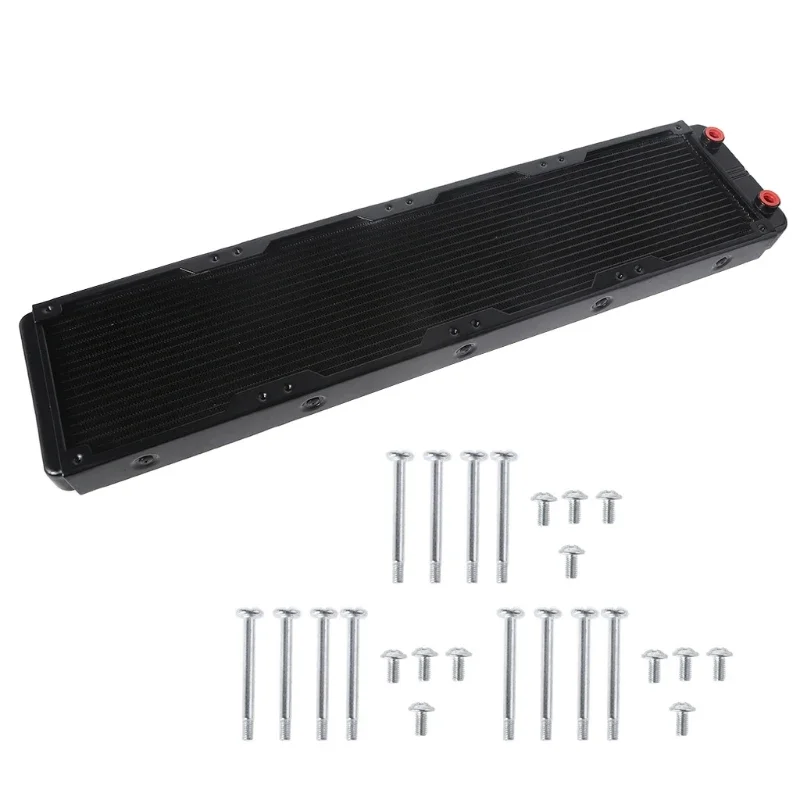 水冷コンピュータラジエーター 10 パイプアルミ熱交換器液体冷却ヒートシンク CPU PC 水冷システム