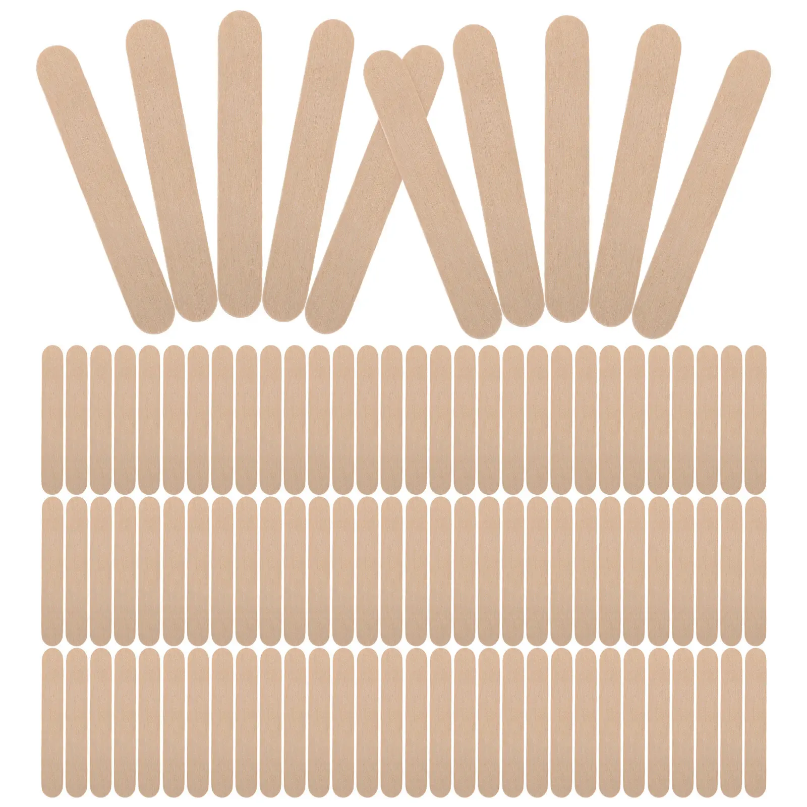 

600 шт. деревянных палочек для рукоделия, натуральные палочки из твердых пород дерева для детских поделок, проектов по изготовлению мороженого, художественных работ, креплений для фоторамок