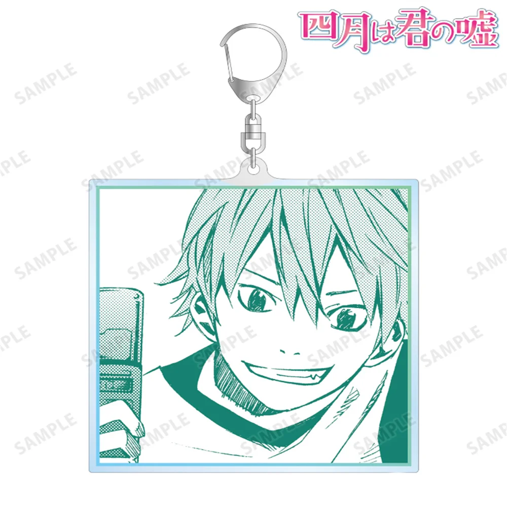 6CM You and I Are Polar Opposites Acrylic Stand Keychain Characters Ornament Accessories Collection Christmas Gifts keychain