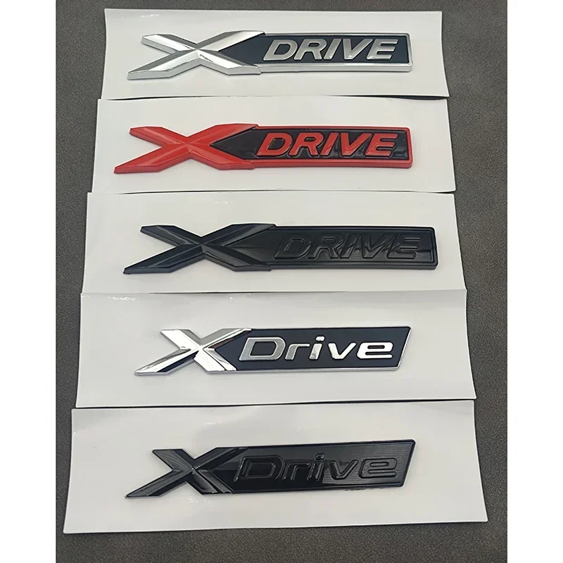 ثلاثية الأبعاد ABS X محرك شعار Xdrive شعار ملصق سيارة الخلفي الجذع شارة لسيارات BMW E39 E46 E60 E90 E87 F10 F30 G20 G30 X1 X3 X5 اكسسوارات