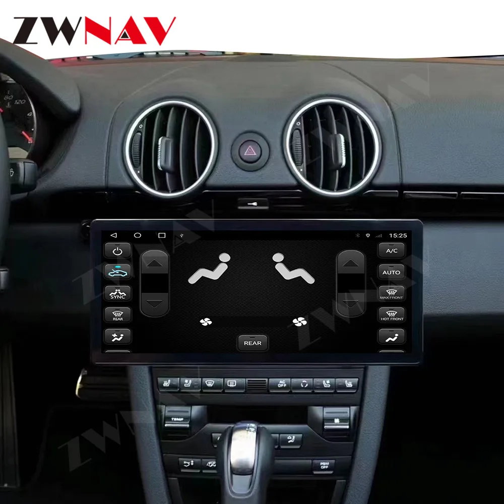 Android 13 Car Radio for Porsche 911/Cayma 718 2003-2012 12.3' Screen Wireless GPS Navigation Device with Multimedia Player
