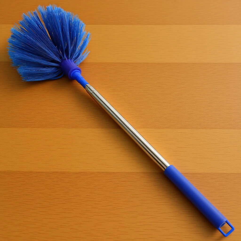 

Long Handle Spider Web Cleaner Cobweb Brush Ceiling Fan Duster Portable Cleaning Tool for Home Car Office Spider Web Remover