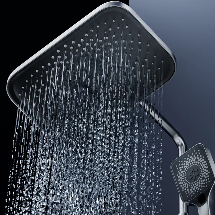 نظام دش رقمي بيانو ذكي ، رأس دش مطر ، ساخن وبارد ، إكسسوارات صنابير الحمام ، 12"