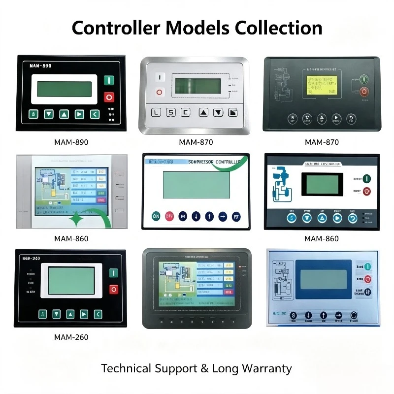 Original Screw Air Compressor Main Controller Panel Electronic Control Board Spare  MAM860 MAM870 MAM880 MAM890 6070 6080 KY02S