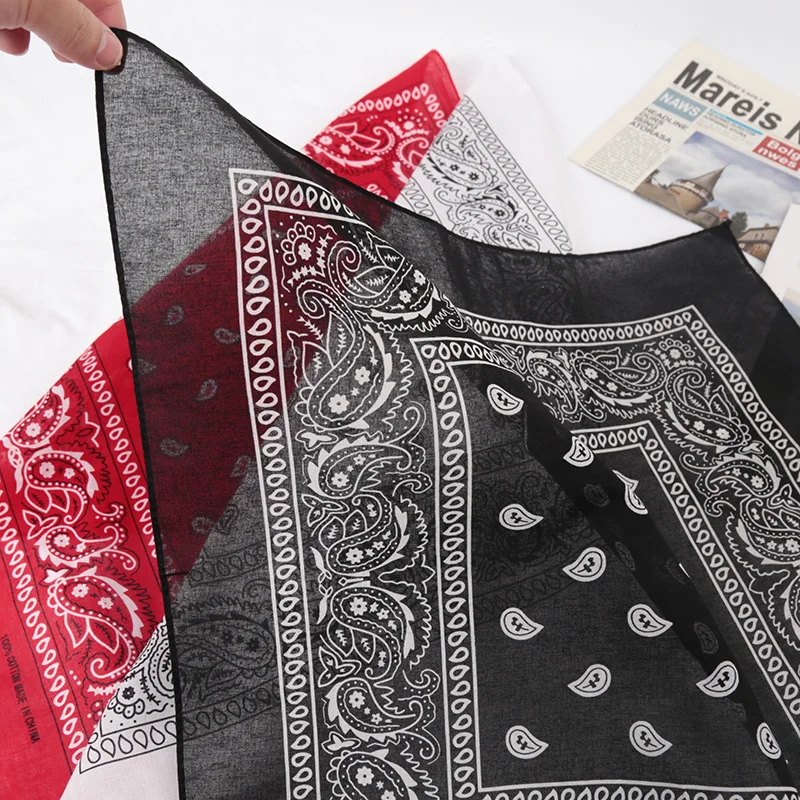 Headbands Fashion Bohemian Cotton Print Bandana Hair Bands Hip Hop Man Women Outdoor Unisex Wrist Wraps Face Mask Handkerchief