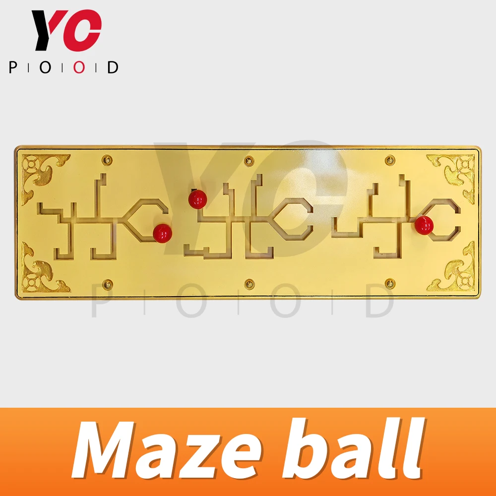 

Escape room maze game when balls are in correct position,the maglock opens escape game devices escape room gadgets