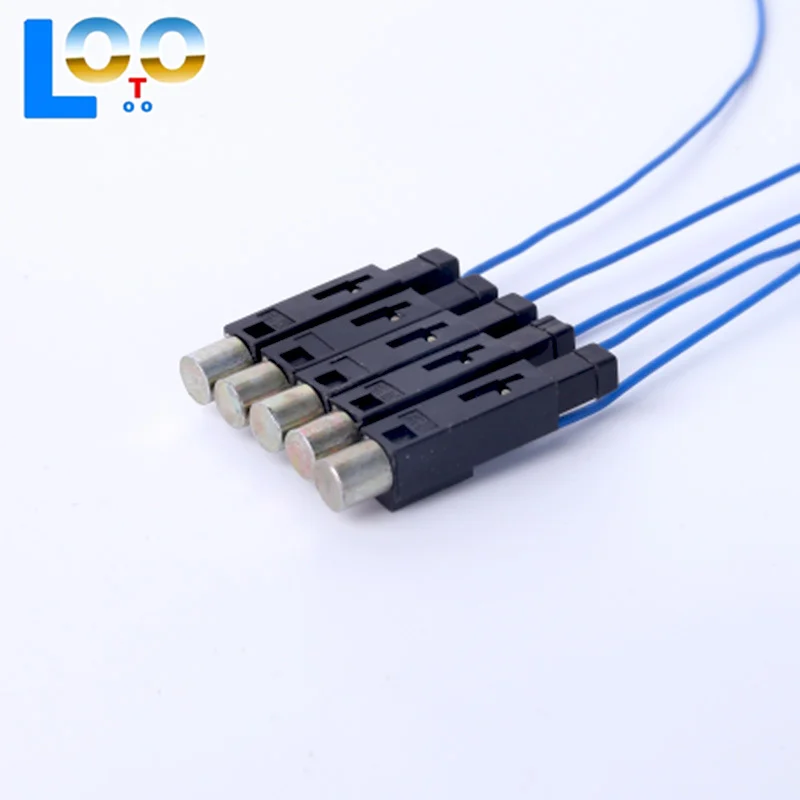 5 pz 6*6*35mm Piezoelettrico Fuoco Filo Tappo di Rame Accenditore Elettronico Spray Accendino Stufa Parti di Ricambio di Alta Qualità