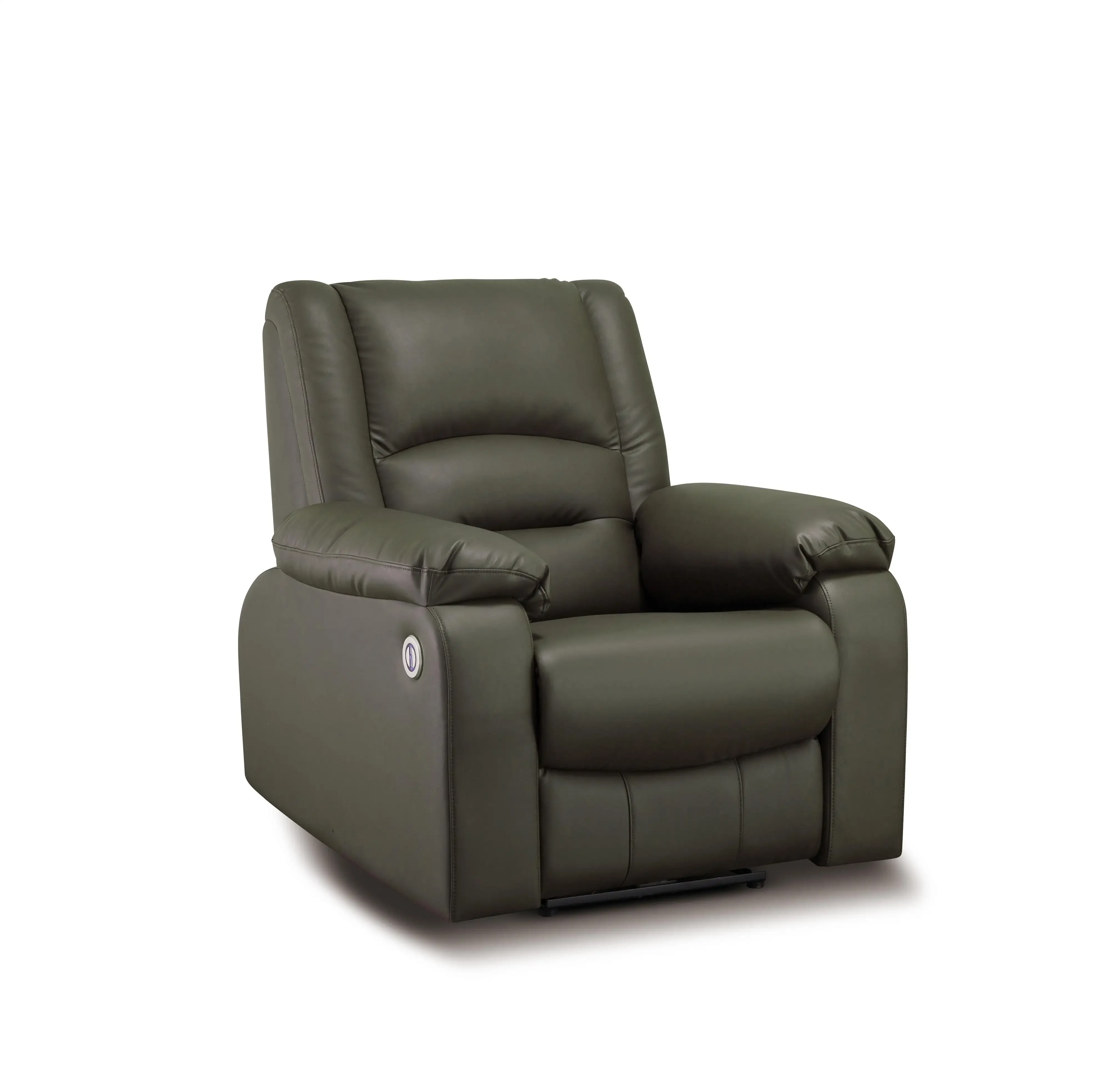 Luxury Modern Living Room Multi-functional Electric or Manual Recliner Leather Sofa