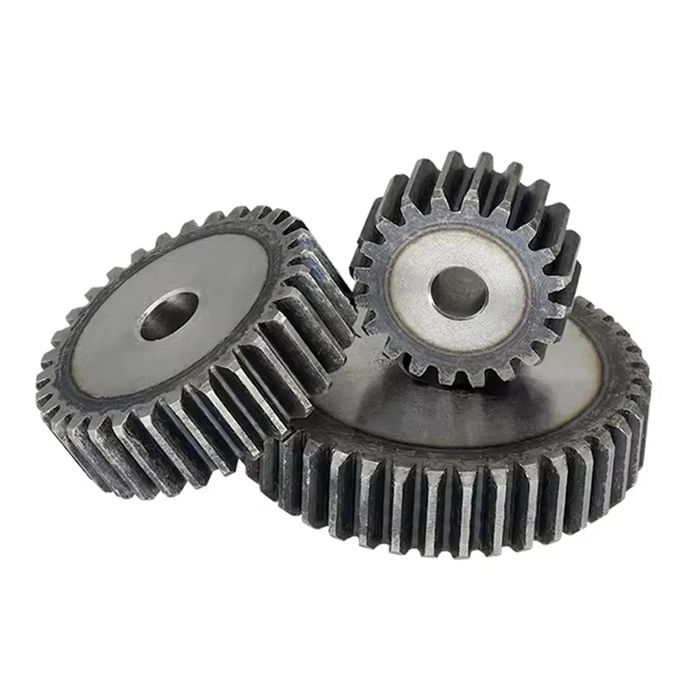 1Pcs 1.5Mod Pinion Gears 44 45 46 47 48 49 50 51 52-59Teeth SC45# Carbon Steel Cylindrical Gear High Frequency Quenching Teeth