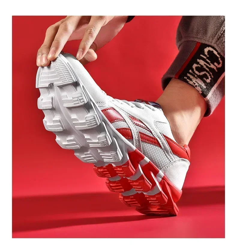 Größe 36-48 Herrenschuhe Leichte Atmungsaktive Schuhe Rutschfeste Atmungsaktive Laufschuhe für Herren Große Größen Sneaker Dropshipping Kinderschuhe – Detail 20