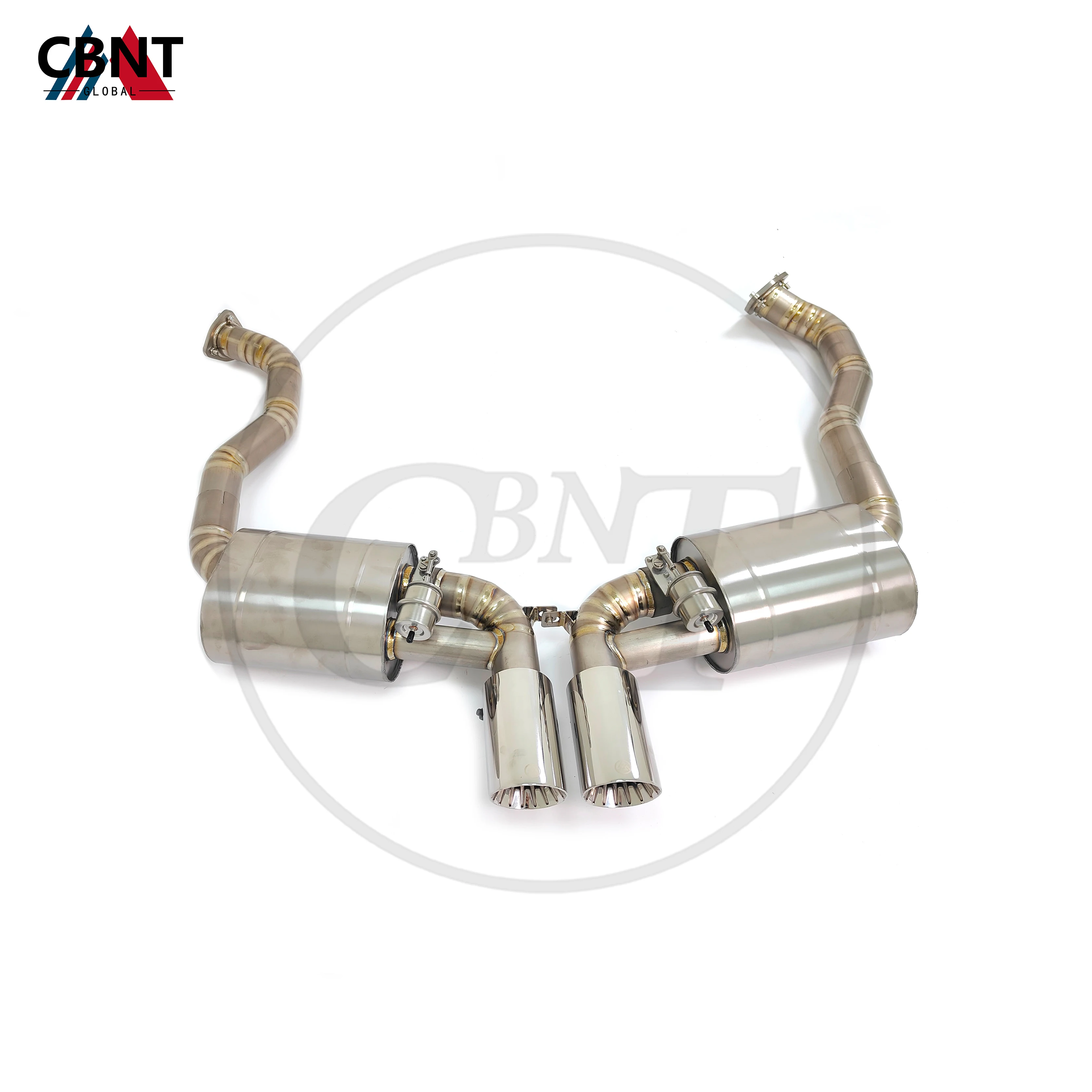 

CBNT Exhaust System for Porsche 718 Boxster Cayman 981 987 Titanium Alloy Exhaust-pipe Valvetronic Catback Muffler with Valve