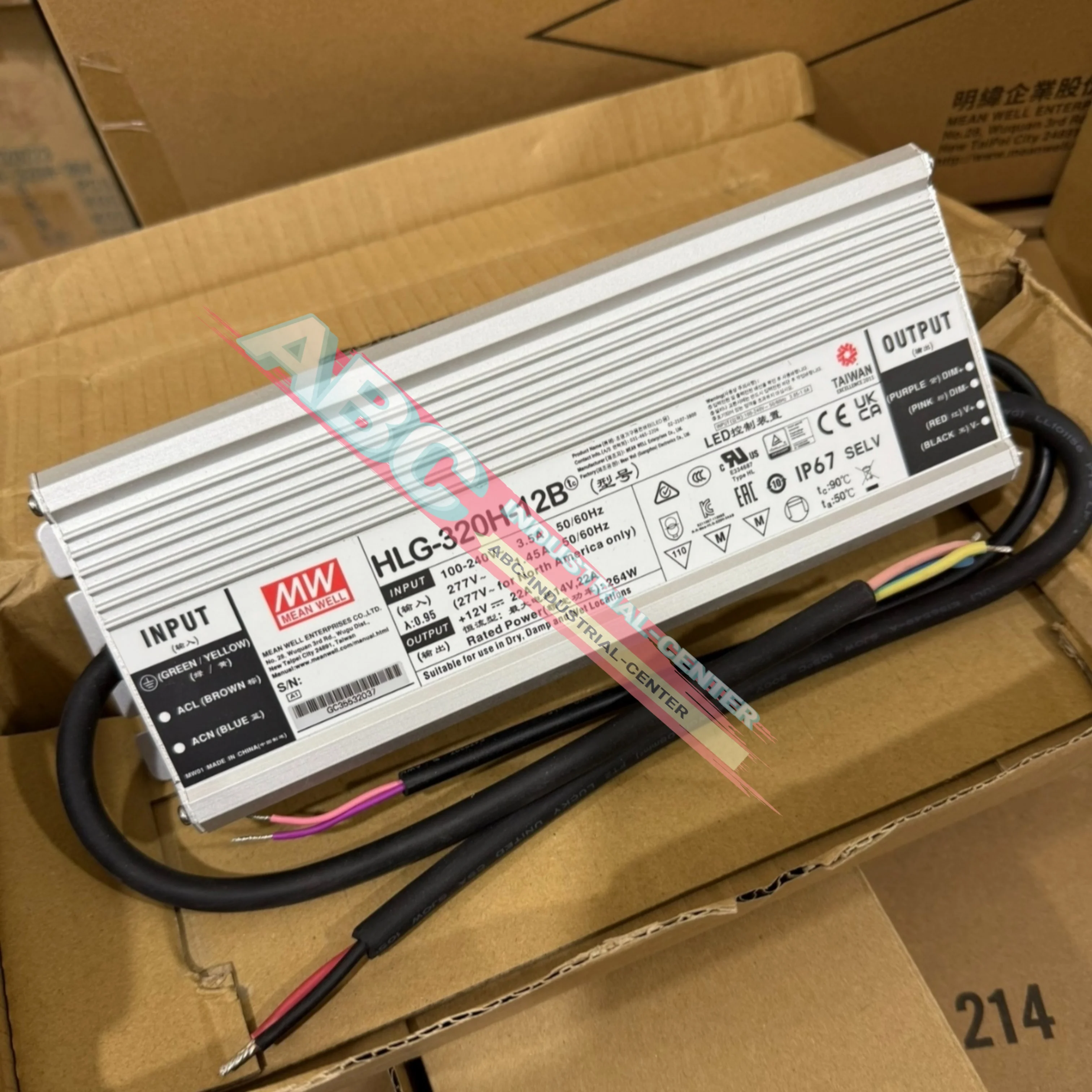 

New original HLG-320H-12 | 12V Switch Power Supply HLG-320H-12A | 12V