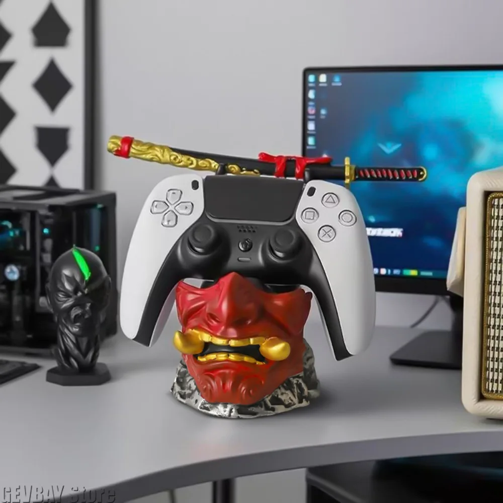 Kreatywny uchwyt na kontrolery do gier w kształcie posągu ducha-wojownika, uchwyt na konsolę do gier, uchwyt na telefon/tablet do PS5/PS4/XBOX — zdjęcie produktu 3