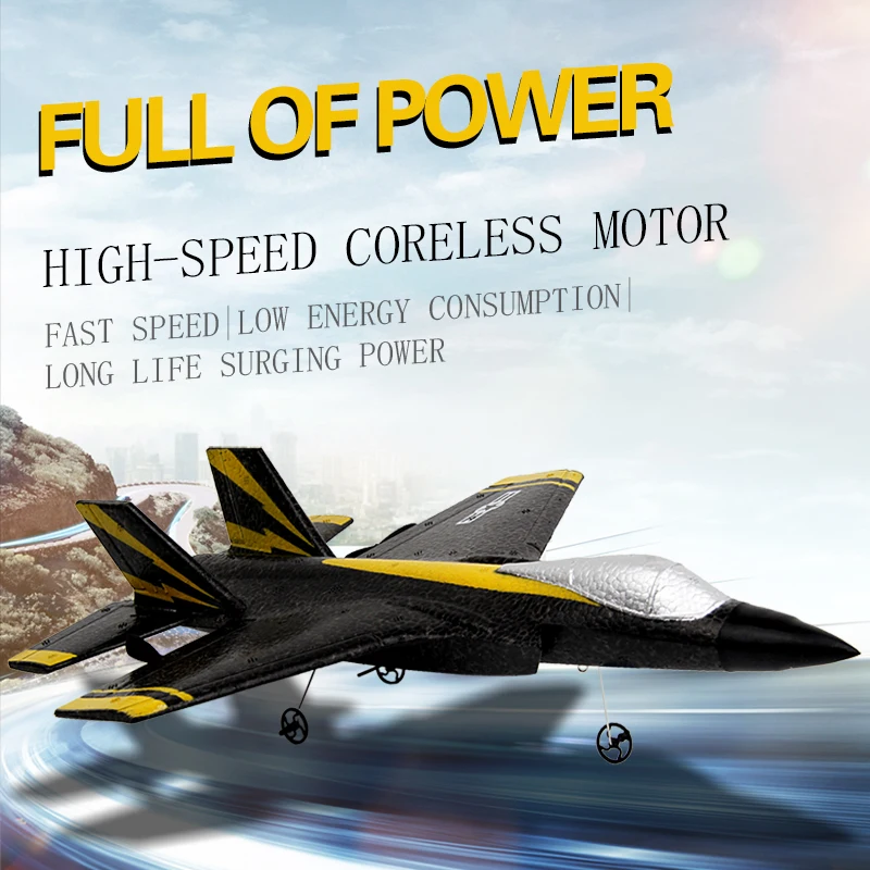 

LIFEA FOLORA FX635 2.4G 2CH Remote Control Fighter, Fixed Wing Electric Model Airplane, Kids Toys