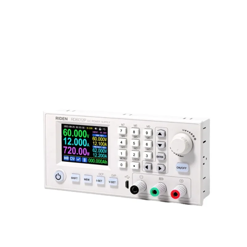 New RD RD6012P RD6012PW USB WiFi 5 Digit DC to DC Voltage Step down Power Supply Adjustable buck converter voltmeter 60V 12A