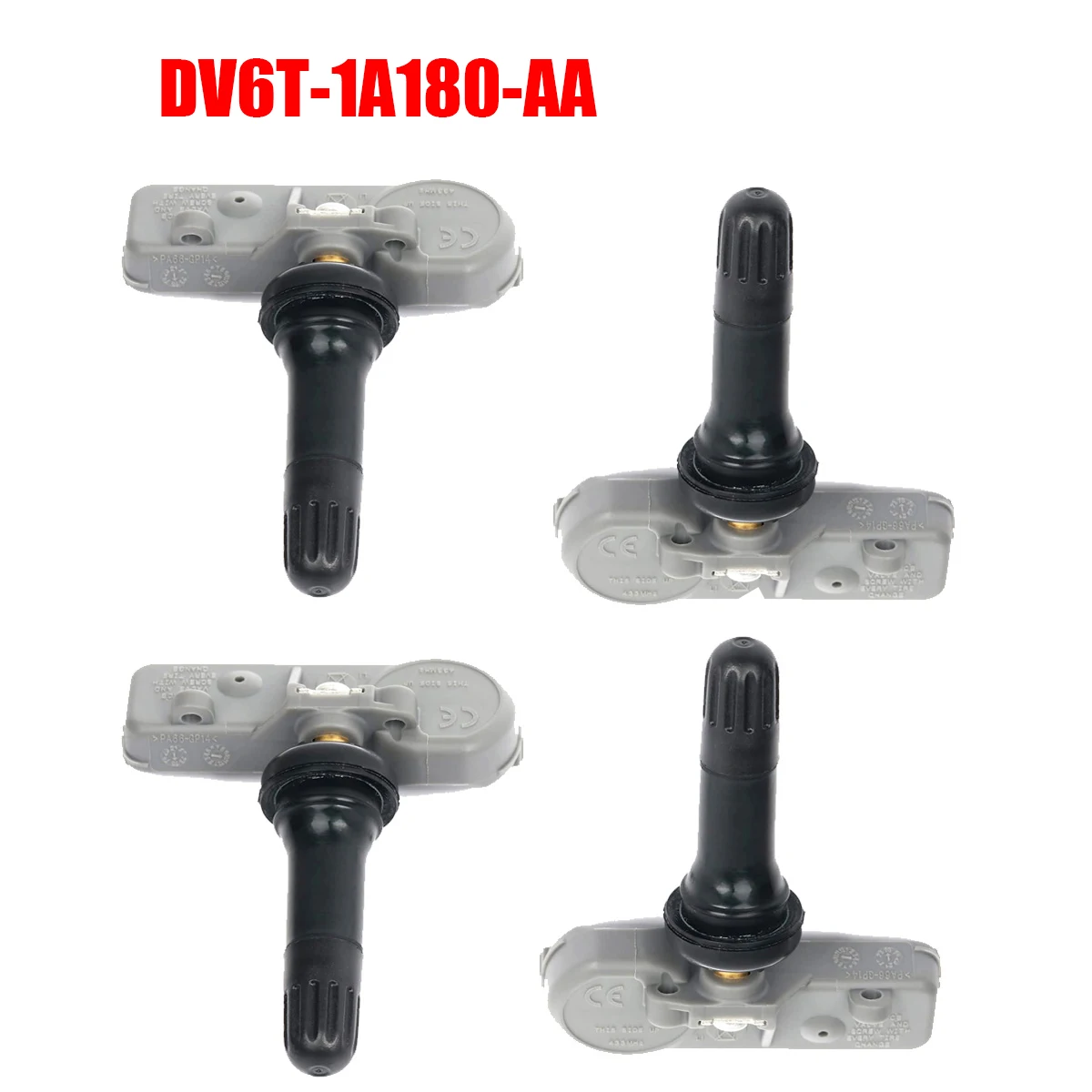 

4 Pcs Tire Pressure Sensors TPMS 433MHz DV6T-1A180-AA For Ford Escape Expedition Explorer BB5T-1A180-AA, DR3V-1A180-DA New