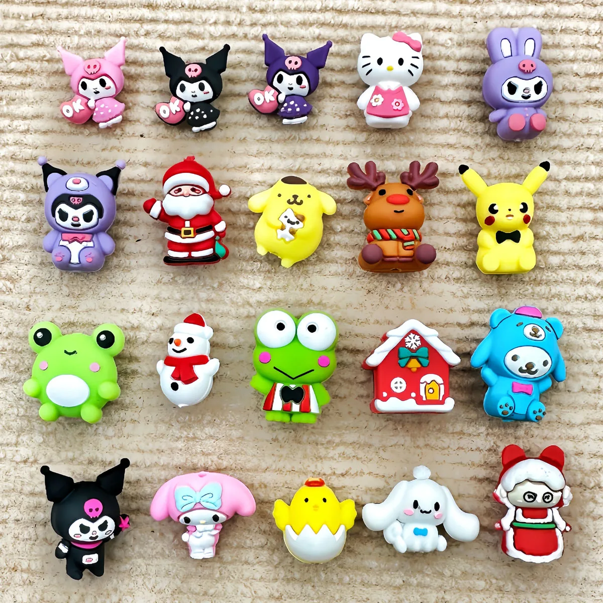

10PCS 3D Silicone Beads Food-grade Silicon for Jewelry Making - Bulk Pack DIY Bracelet Necklace Craft Pacifiers Supplies