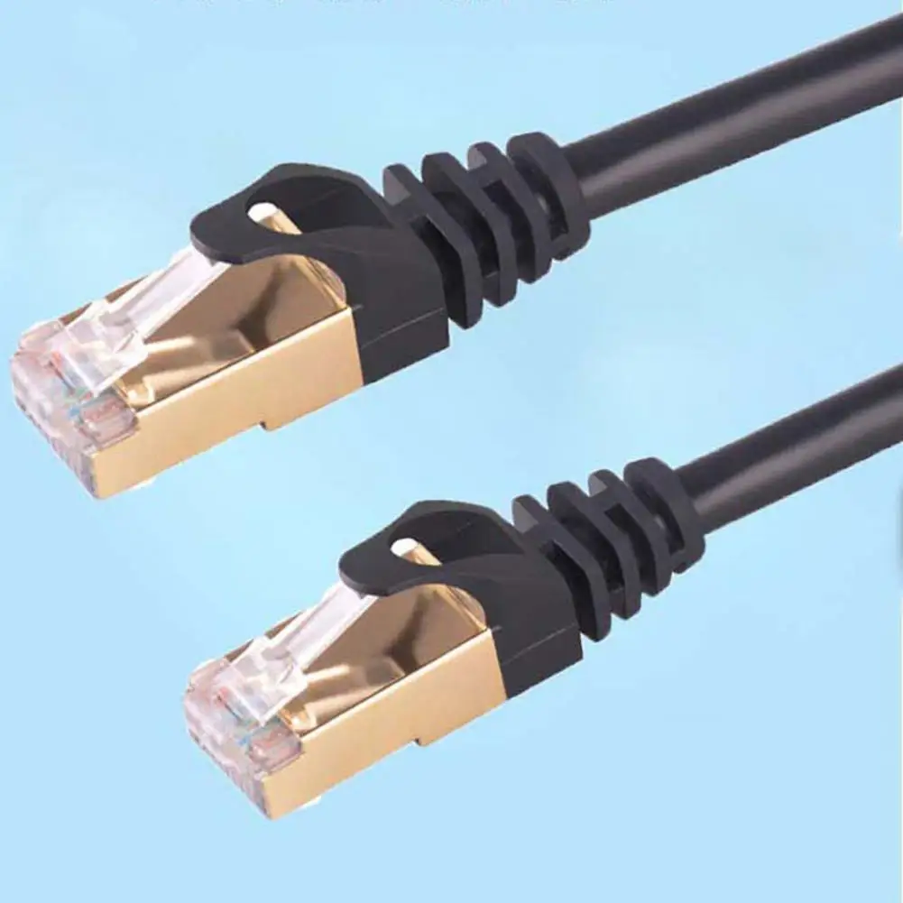 Resistente ao desgaste Cabo Ethernet, Cabo de rede portátil, Acessório de computador, Driver-free, Acesso à Internet, RJ45, Cat8, 10Gbps LAN
