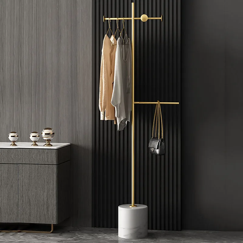 

Metal Display Coat Racks Floor Modern Garment Hanging Hotel Standing Living Room Coat Racks Luxury Perchero Trendy Furniture