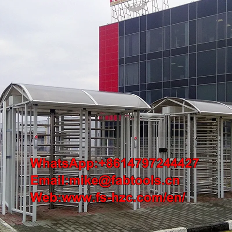 

High End Double Channel Full Height Turnstile Barcode Access Security Turnstile