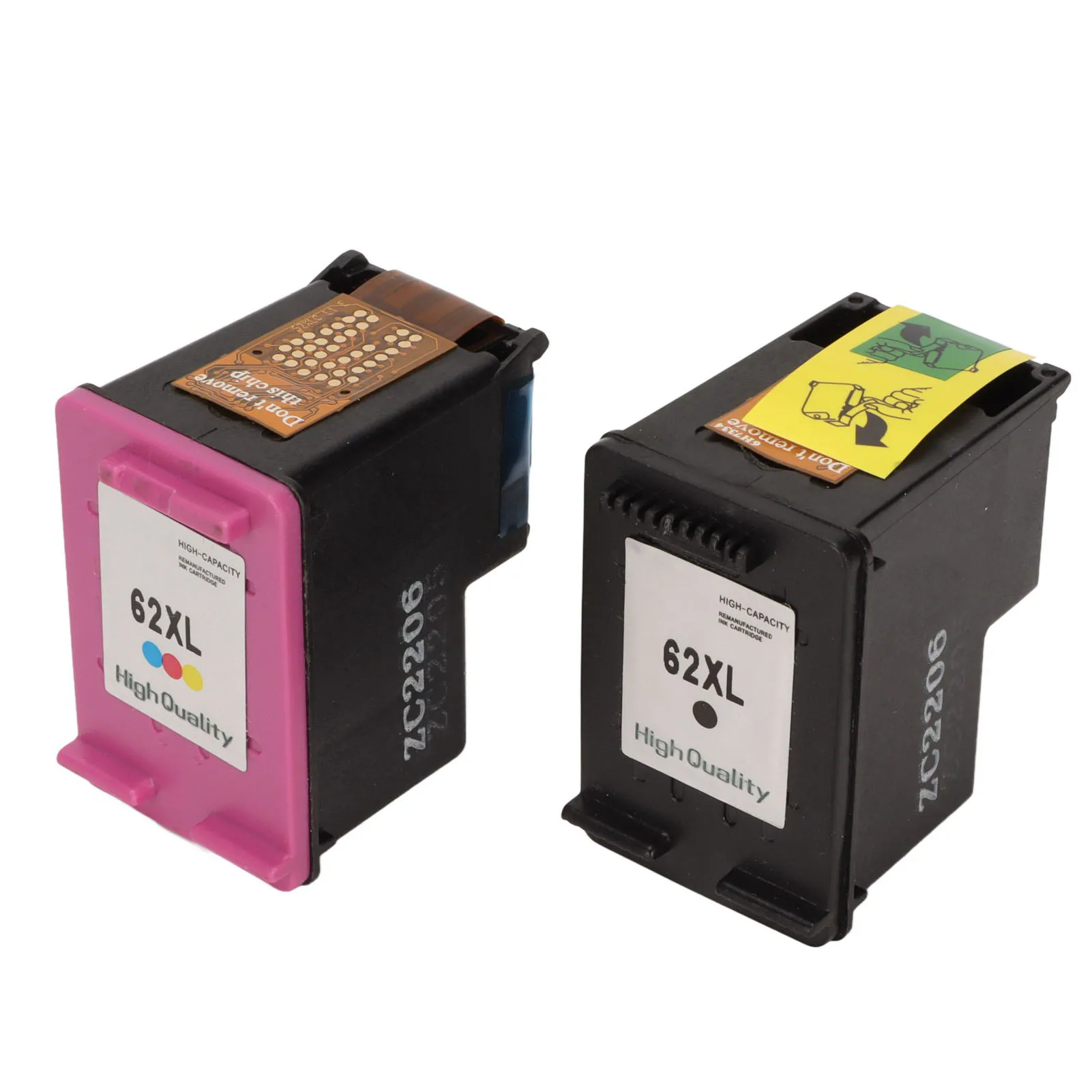 ตลับหมึกพิมพ์ 2 ชิ้น รุ่น 62XL สีดำ สำหรับเครื่องพิมพ์ HP OfficeJet 200 258 5540 5542 5640 7640