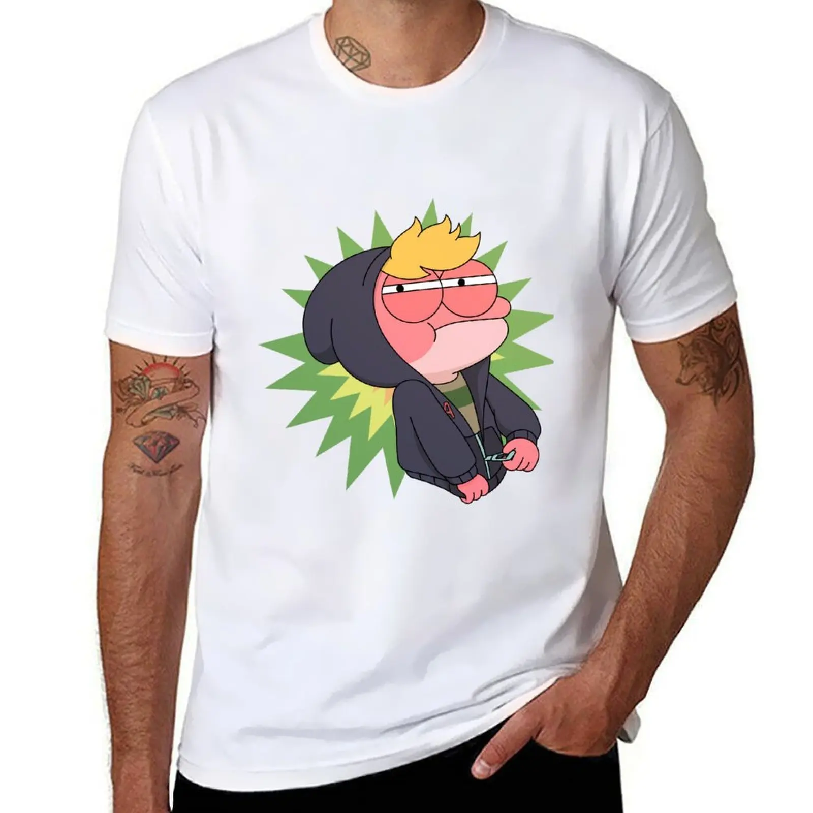 

shirt T-Shirt t Sprig | t shirt casual t cotton graphic Amphibia man 100% shirts man