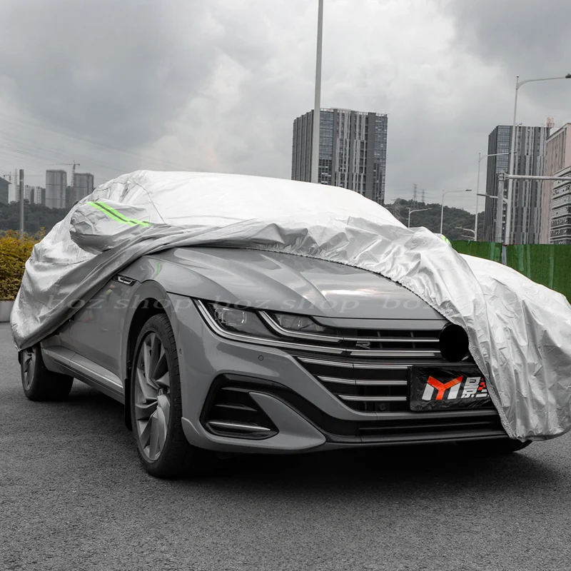 For Volkswagen CC 2019-2023 Car Sunscreen Cover Clothes Rainproof Heat Isolate Cloth Car Modification Refit Parts Accessories