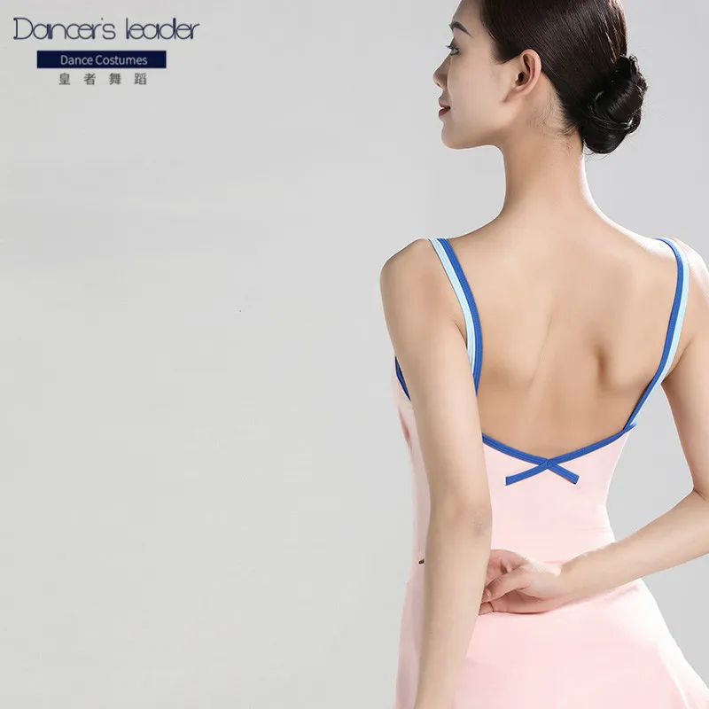 Leotardo de Ballet para mujer, ropa de entrenamiento, ropa de gimnasia con eslinga de hombro, ropa de actuación para actriz de Ballet para adultos