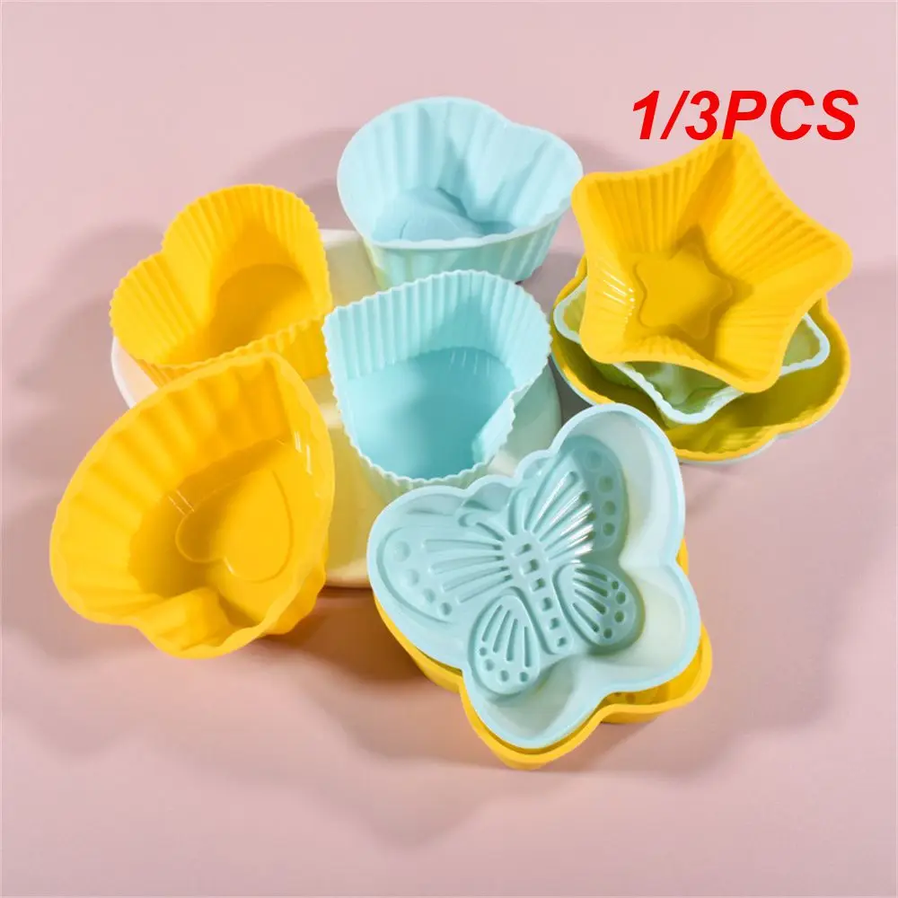 1/3PCS Baking Tool Easily Demoulded After Cooling Texture Is Soft And Delicate Mini  high Temperature Resistance Of Mold