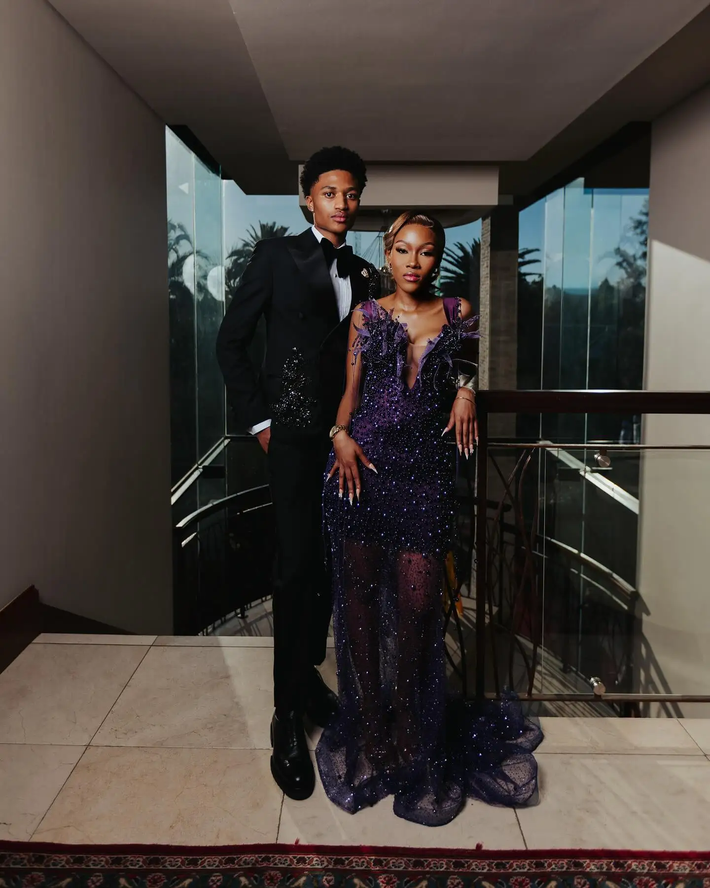 فساتين لحضور الحفلات الموسيقية من الدانتيل واللؤلؤ الفاخر مطرز بالكامل فستان عيد ميلاد أفريقي أسود للفتيات فستان الزفاف الثاني لالتقاط الصور فساتين رسمية #2