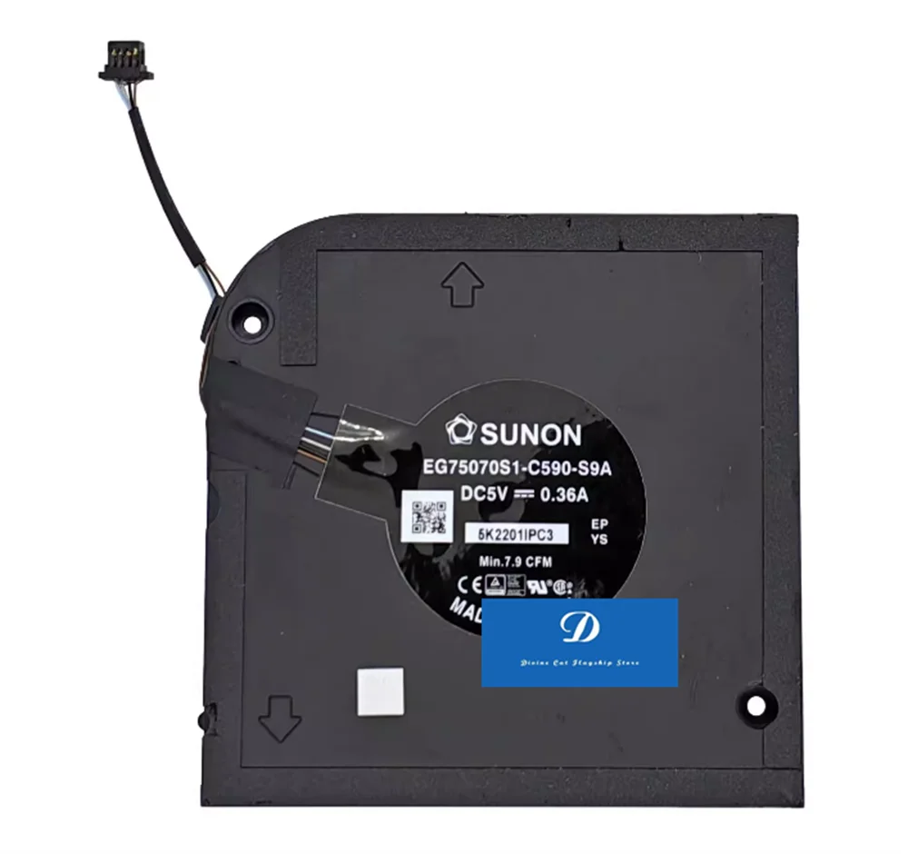 

FOR Dell Latitude 5521 Precision 3561 3571 Fan 0K86R6