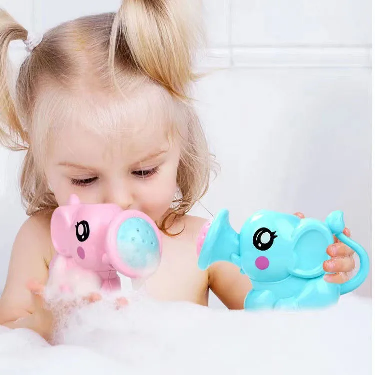 Baby Bath Toys Lovely Plastic Elephant Shape Water Spray for Baby Shower Swimming Toys Kids Gift Baby Kids Toy