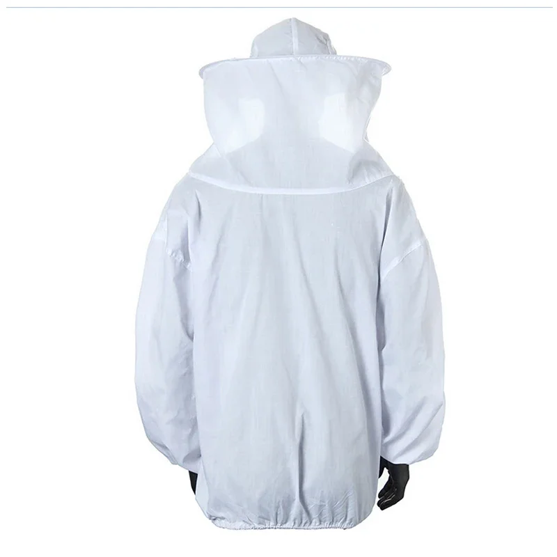 ชุดการเลี้ยงผึ้ง Smock Beekeeper เสื้อผ้าการเลี้ยงผึ้งแจ็คเก็ตการเลี้ยงผึ้งเสื้อผ้าหมวกแขน Anti Bee ชุด Beekeeper Jacket