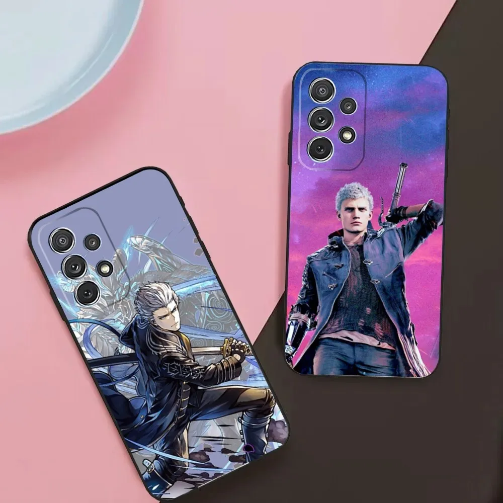 

Game D-Devil M-May Cry 5 Phone Case For Samsung Galaxy A13,A21s,A22,A31,A32,A52,A53,A71,A80,A91 Soft Black Phone Cover