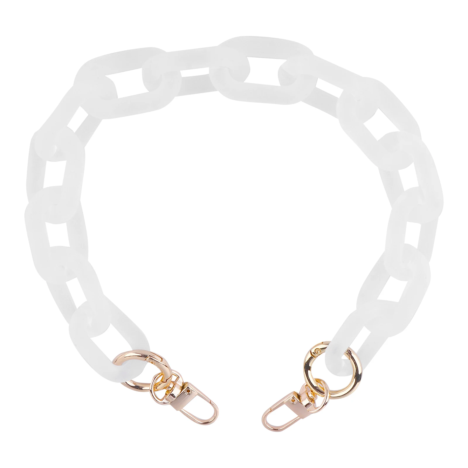 

Decorative Chain Bag Strap DIY Tote Straps Bags Replace Chains Acrylic Shoulder Travel