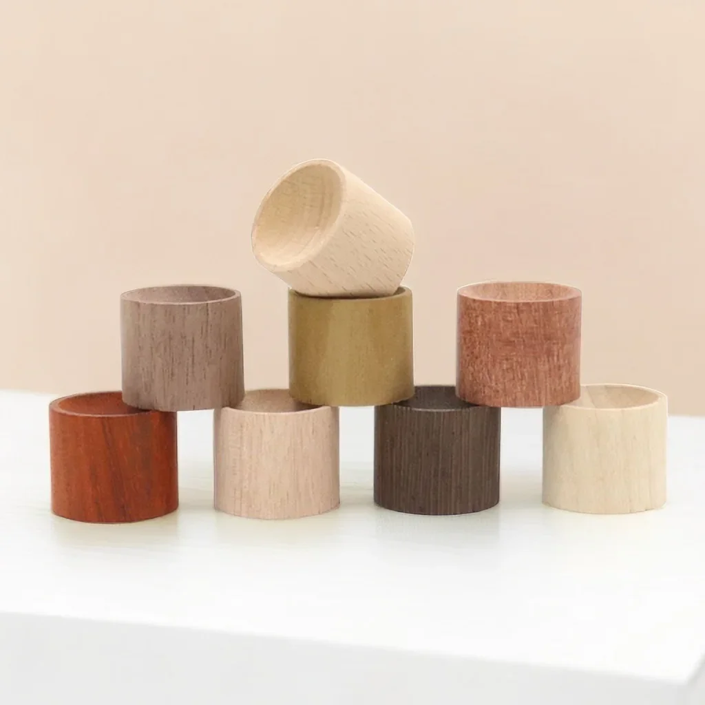 1pc Expanded fragrant wood Cylinder Indoor Desktop Loose fragrance Beech/ Walnut/ Bubinga  Aromatherapy spreading wood