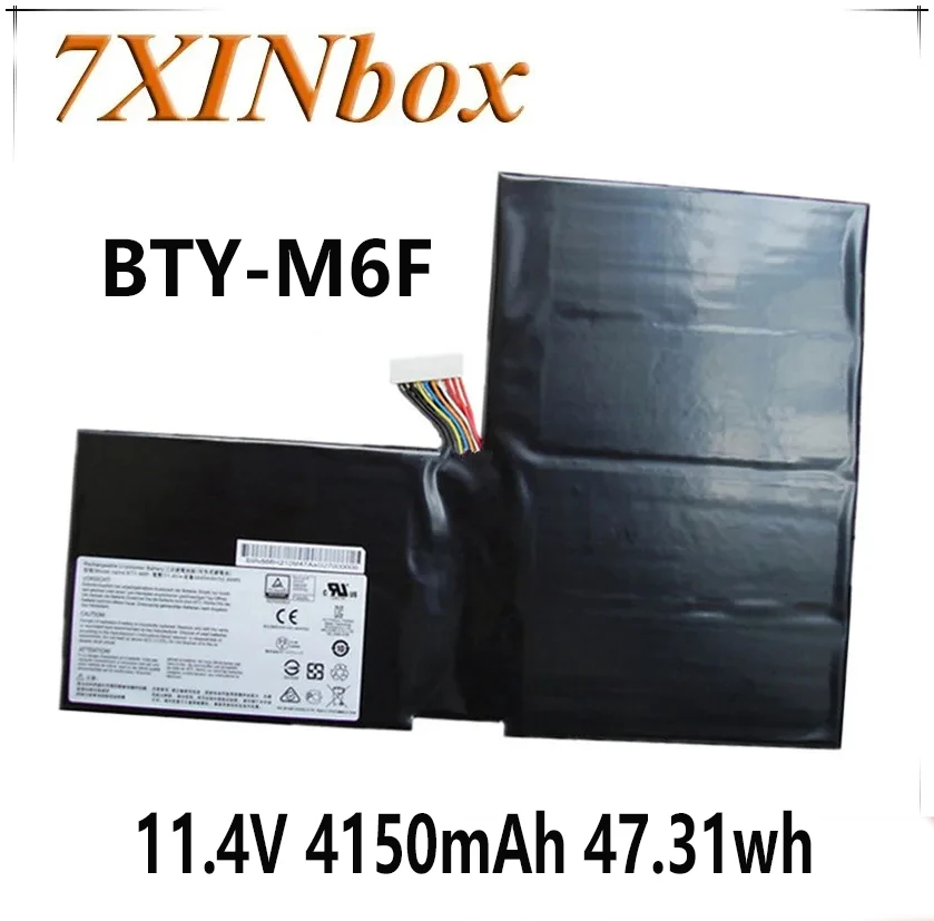 

7XINbox 11.4V 4150mAh 47.31wh Original BTY-M6F Laptop Battery For MSI GS60 MS-16H2 2PL 6QE 2QE 2PE 2QC 2QD 6QC 6QC-257XCN