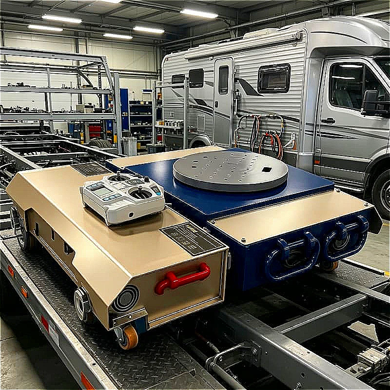 Lithium Battery Powered Mover Remote Control 35 Ton Long Runtime for Industrial Heavy Transport Customized High Quality